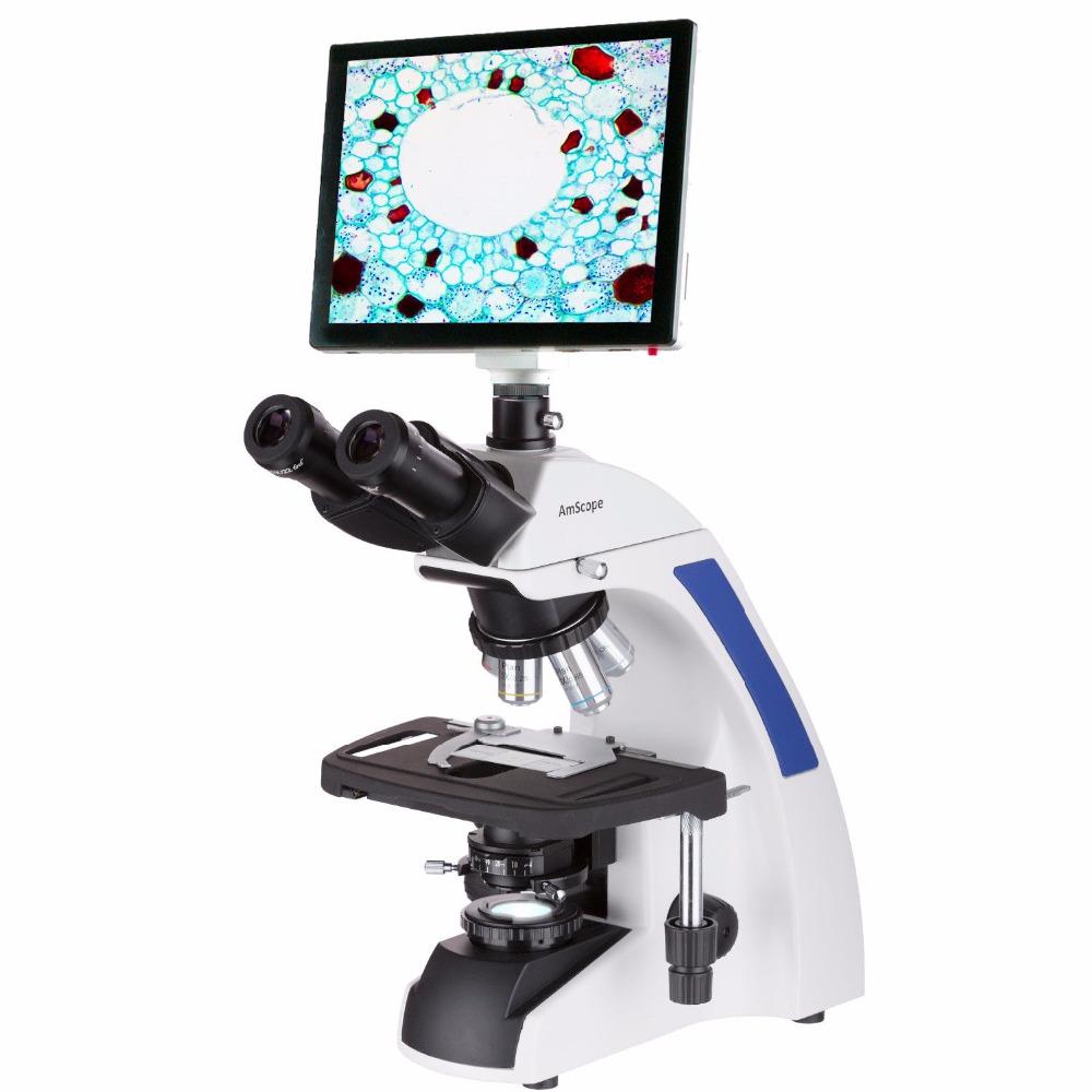 Amscope Microscope Compound 40X-1000X - กล้องจุลทรรศน์แบบรวมแสงโคห์เลอร์ LED รุ่น T720 ซีรีส์ แอมสโคป