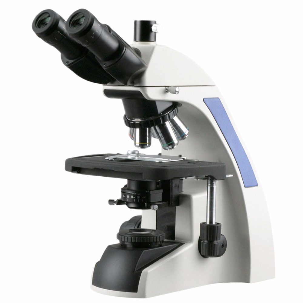 Microscope Compound 40X - กล้องจุลทรรศน์แบบผสมชนิดสามตา AmScope T720 ซีรีส์ พร้อมระบบปรับความยาวคลื่นอัตโนมัติ กำลังขยาย