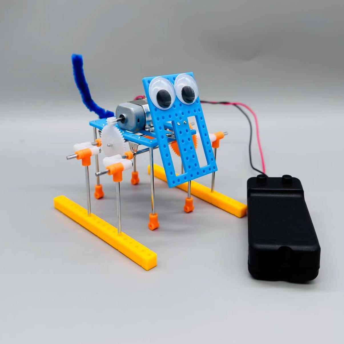 Science Project Robot - หุ่นยนต์พาสุนัขเดิน ชุดวิทยาศาสตร์และเทคโนโลยี DIY STEM ของเล่นประกอบเอง ชุดทดลองวิทยาศาสตร์สร้างสรรค์