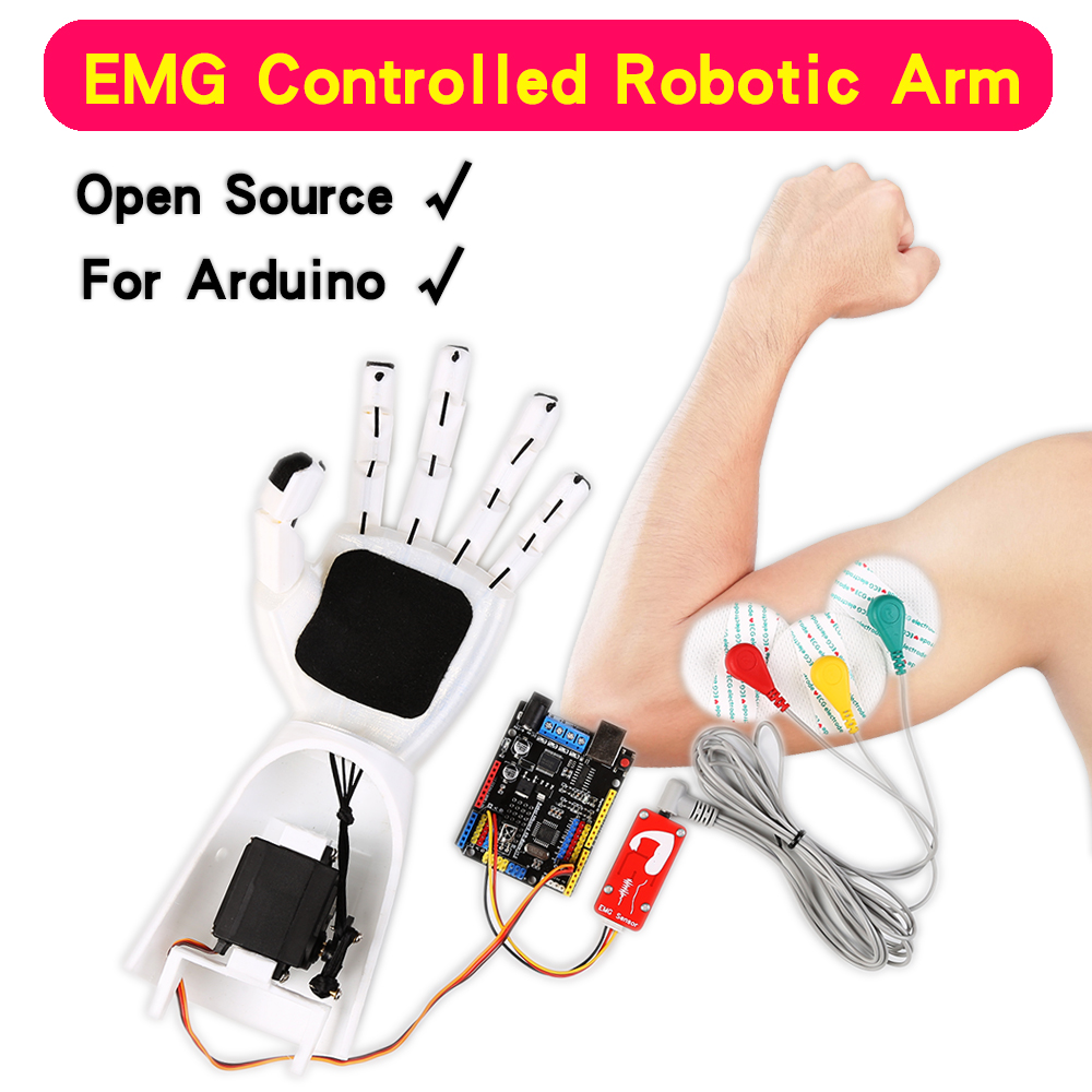 เซ็นเซอร์ EMG แขนหุ่นยนต์เซ็นเ - Science Robot บทวิจารณ์และราคา