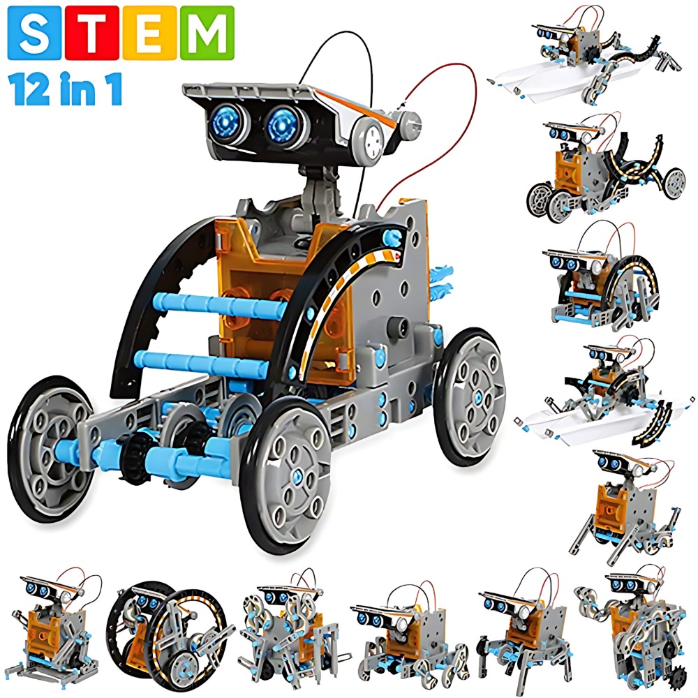 บล็อกตัวต่อหุ่นยนต์พลังงานแสงอ - Science Project Robot บทวิจารณ์และราคา