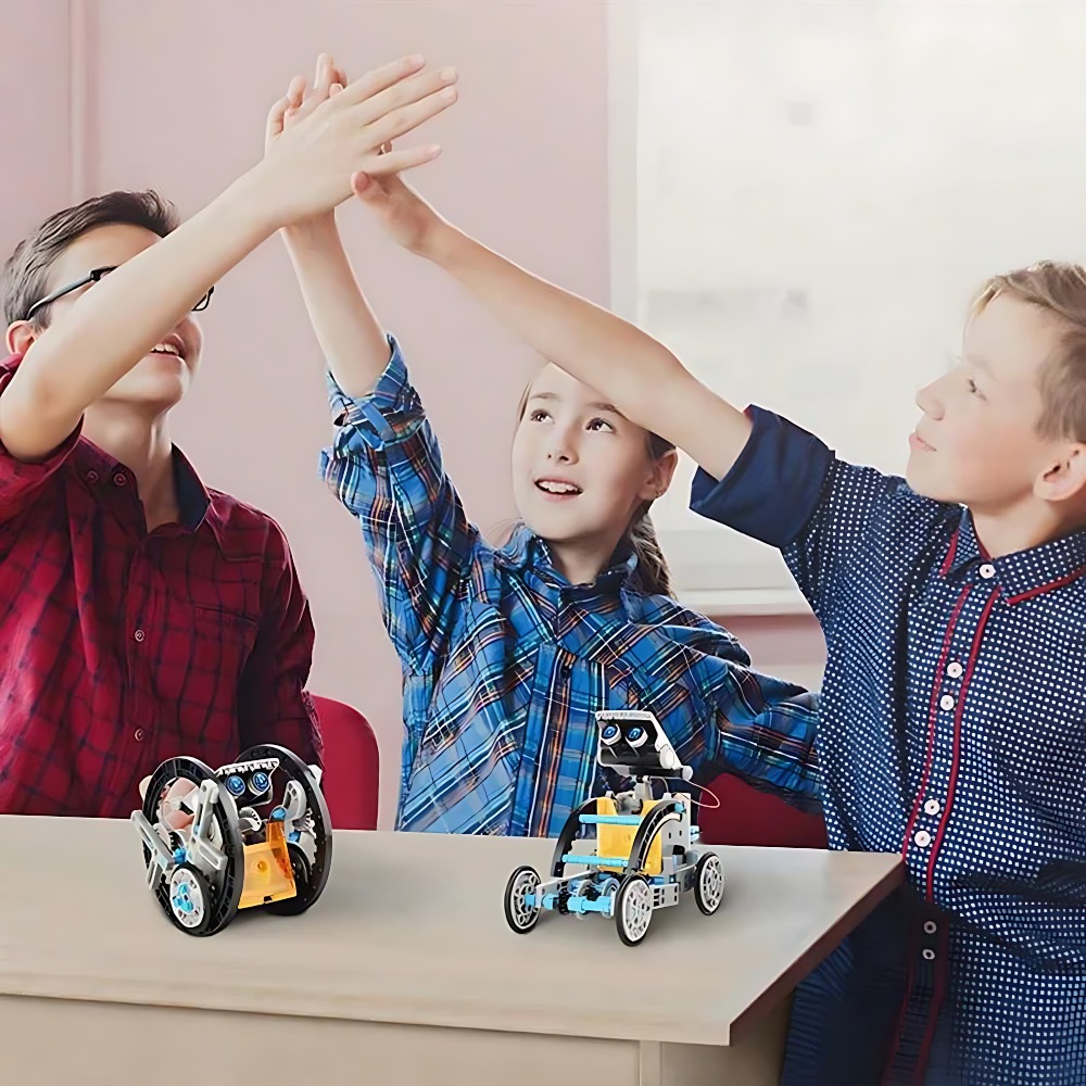 บล็อกตัวต่อหุ่นยนต์พลังงานแสงอ - Science Project Robot บทวิจารณ์และราคา