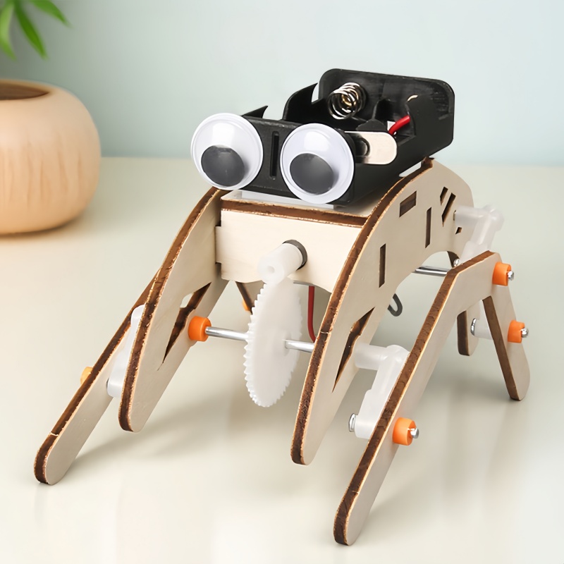 ชุดประกอบหุ่นยนต์แมงมุมเดินได้ - Science Project Robot บทวิจารณ์และราคา