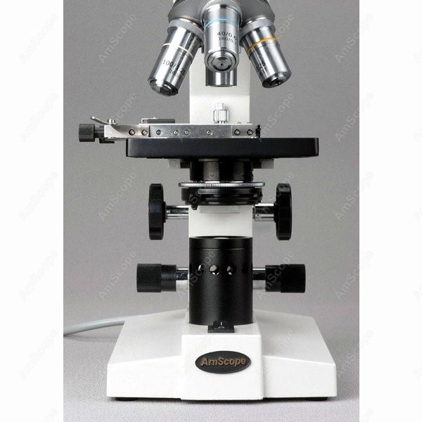 กล้องจุลทรรศน์แบบประกอบสองตา A - Amscope Microscope Compound 40X-1000X บทวิจารณ์และราคา
