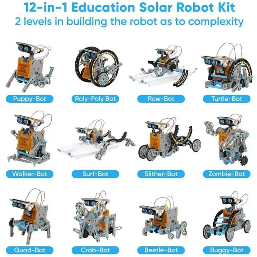 13 in 1 พลังงานแสงอาทิตย์หุ่นย - Science Robot บทวิจารณ์และราคา